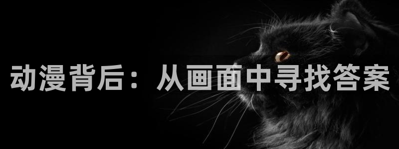 age动漫专注动漫的门户网站：动漫背后：从画面中寻找答案